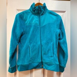 Athletic Works Women's French Terry Turquoise Size Small 4/6 Zip Jacket Pockets